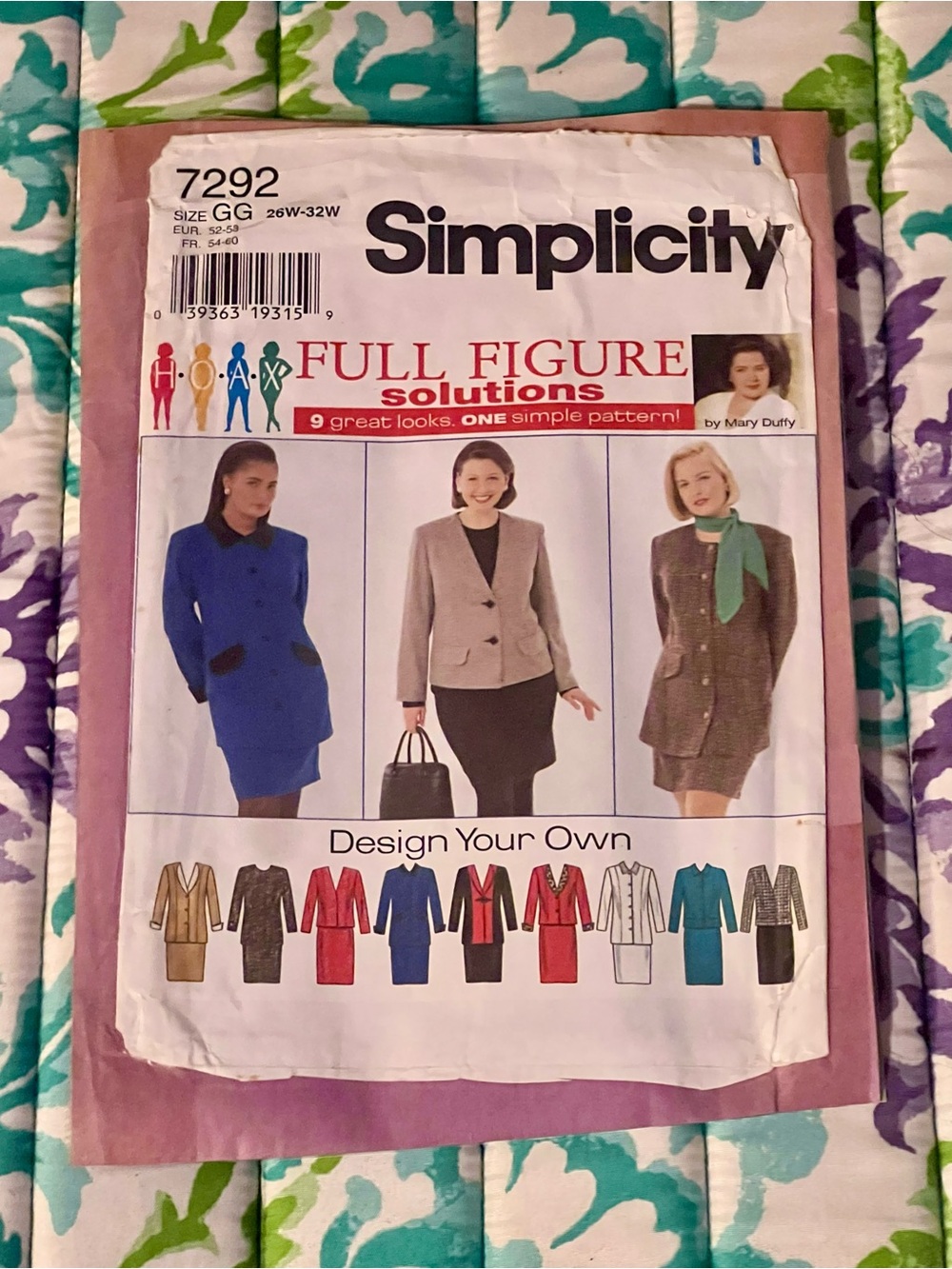 Suit Seperates Sewing Pattern size 26w-32w